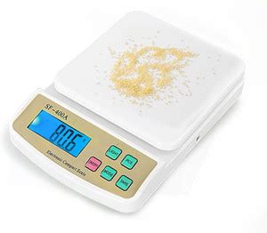 ACU-CHECK Electronic Compact Scale Digital Kitchen Scales 10kg for Food ...