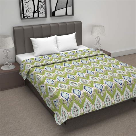 100% Cotton Floral Double Bed Dohar | Double Bed Dohars | Divine Casa