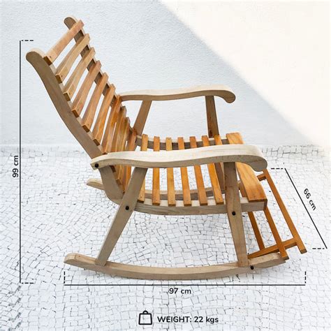 Fulcrum Rocking Chair by Neoteny made in upcycled wood - luckfogic