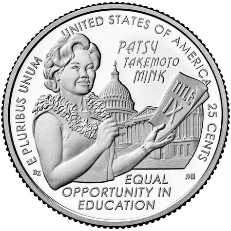 25 cents coin - The Honorable Patsy Takemoto Mink | USA 2024
