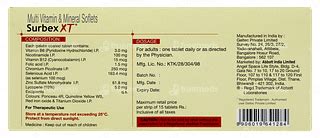 Surbex Xt Tablet: Uses, Side Effects, Price & Substitutes