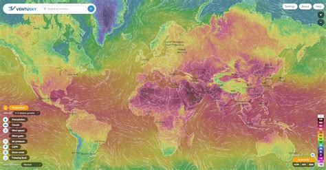 Image result for Weather Temperature Map