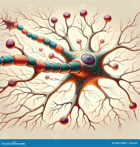 Neuron Anatomy, Synaptic Transmission, Detailed Neuronal Connections ...