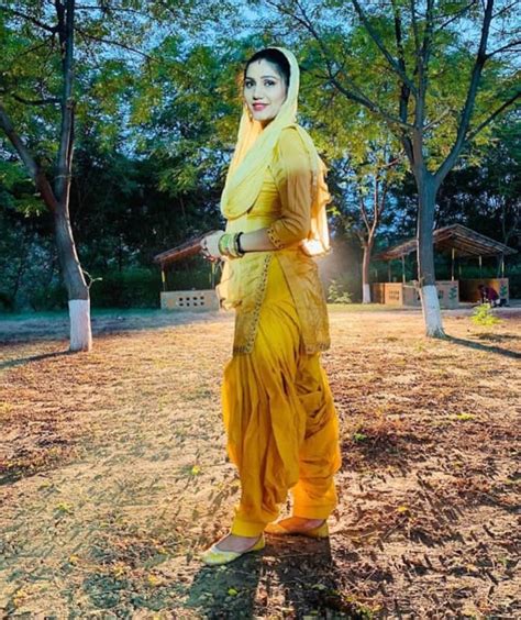 Sapna Choudhary poses with husband Veer