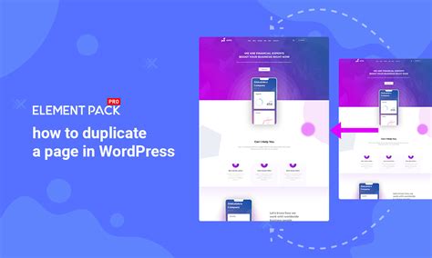 How to duplicate a page in WordPress - Element Pack Pro