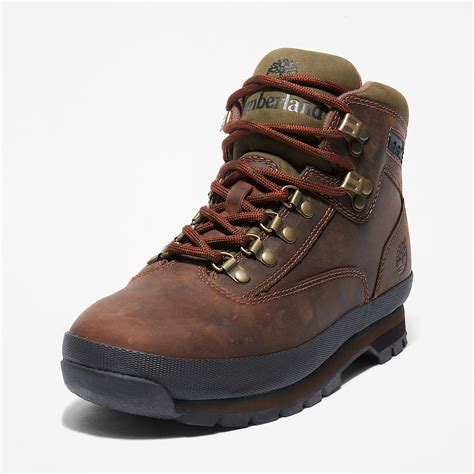 Euro Hiker Leather Boot for Men in Brown