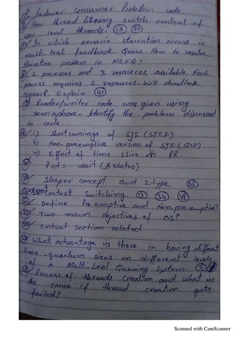 Process Management Operating System Questions and Answers 的图像结果