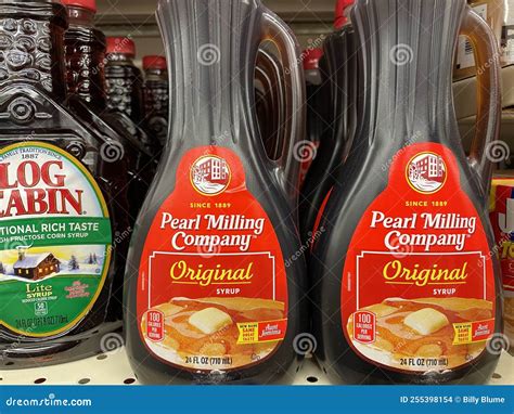 Retail Store Shelf Pearl Milling Company Syrup Editorial Stock Image ...