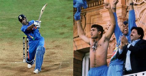 MS Dhoni's World Cup Winning Six, Sourav Ganguly's Shirt Wave At Lord's ...