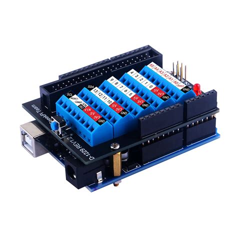 Buy GeeekPi Arduino Screw Terminal Hat for Arduino UNO, GPIO Screw ...