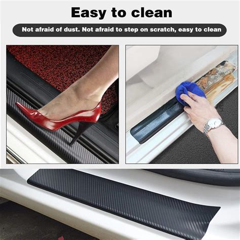 tuf-kote® 4PCS Car Sticker Universal Anti-Scratch Door Sill Scuff Guar