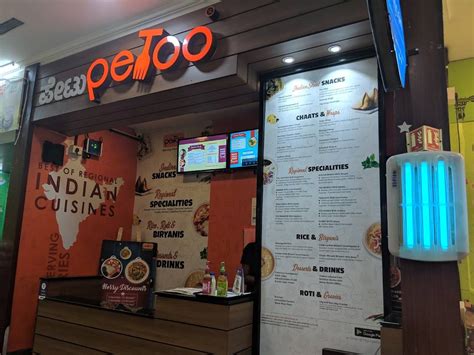 Menu at Peeto, Bengaluru, Gopalan Signature Mall