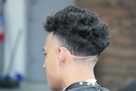 Taper Haircut With Designs