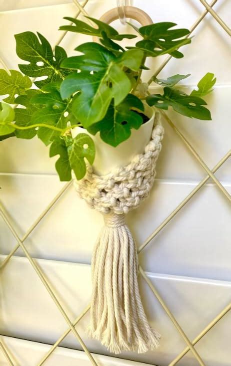 ARTICRAFT Handcrafted Bohemian-Inspired Macrame Plant Hangers | Hanging ...
