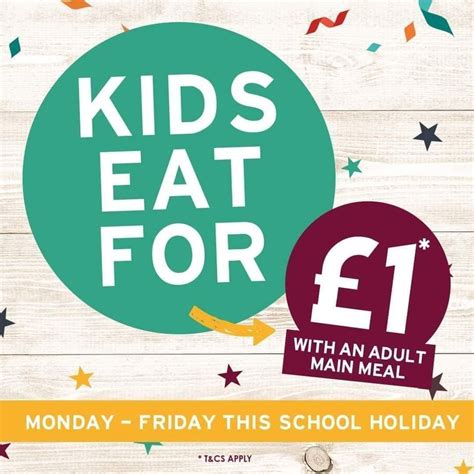 Kids Eat for £1 during Half Term - Monday to Friday, Pheasant Fields ...