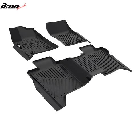IKON MOTORSPORTS 3D TPE Floor Mats, Compatible with 2022-2025 Toyota ...