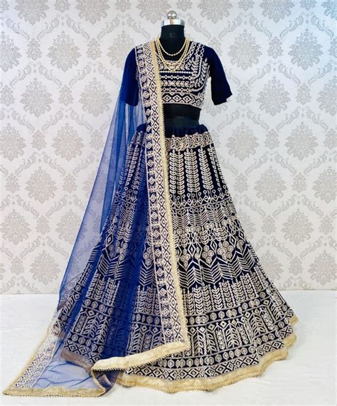 Buy New Rashmika Heavy Embroidery Work Lehenga Choli With Dupatta at Rs. 1299 online from Royal ...