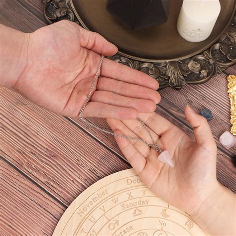 Buy Haishell Pendulum Board Dowsing Divination Metaphysical Message ...