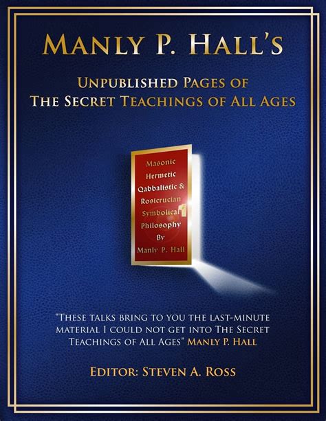 Manly P. Hall Unpublished Pages of The Secret Teachings pf All Ages ...