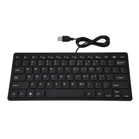 Amazon.in: Buy Yoidesu Mini Wired Keyboard, Thin Full Size USB Wire ...