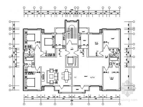 三种板式住宅户型平面（130－140平方米）-建筑户型图-筑龙建筑设计论坛