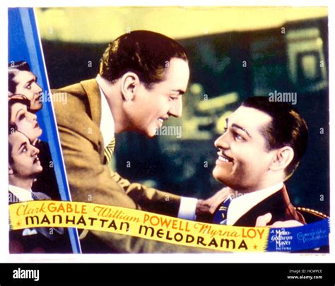 MANHATTAN MELODRAMA, William Powell, Clark Gable, 1934 Stock Photo - Alamy