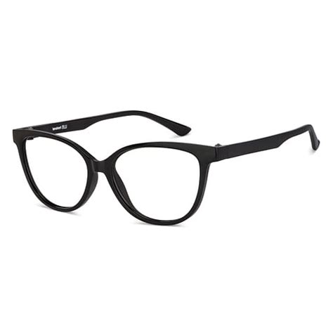 Buy Blue Block Screen Glasses: Black Full Rim Cat Eye Lenskart Blu LB ...