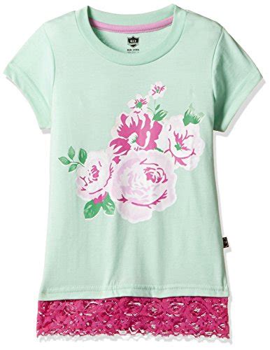 Buy 612 League Girls' T-Shirt (ILS00V580016D Kid 3Y S Green) at Amazon.in
