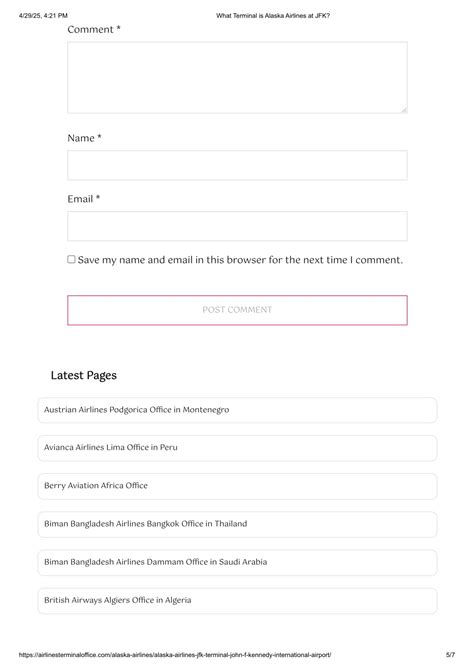 PPT - Alaska Airlines JFK Terminal – Full Guide PowerPoint Presentation ...