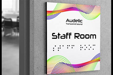 Printing braille and tactile signage