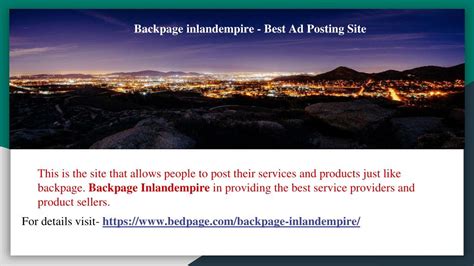 PPT - Backpage Gadsden a site similar to backpage! PowerPoint ...