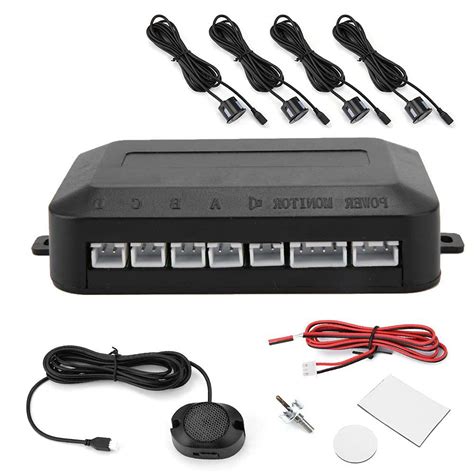 Car Reverse Radar System, 12V Plastic Dependable Car Parking Sensor ...