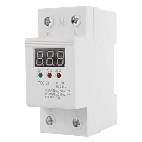 Buy Akozon Undervoltage Protection Relay 230V AC Automatic Reconnect ...