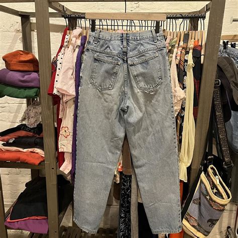 Guess blue jeans 26x29 flaws... - Depop