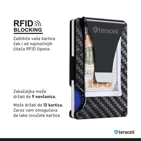 Drzac za kartice sa klipsom Teracell crni - Mob-Shop