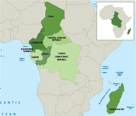 Central Africa - MapSof.net