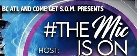 BLACK COFFEE ATL & COME GET S.O.M Presents #TheMicIsOn, Black Coffee ...