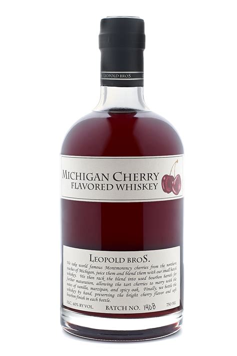 Leopold Bros Michigan Cherry Flavored Whiskey 750mL | Chili Discount Liquor