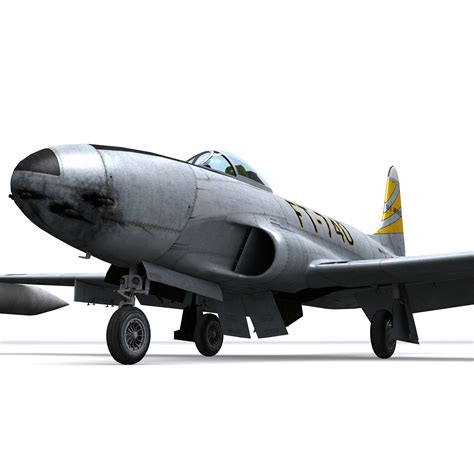 F-80C 슈팅 스타-80 번째 FBS 8 번째 FBG 3D 모델 $49 - .3ds .max .obj - Free3D