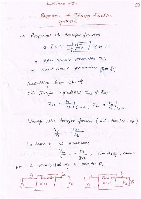 Lec33 - research - is Lecture 33 1 Elements of Transfer Function ...