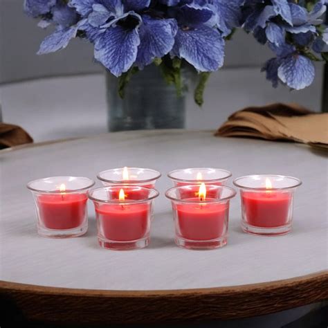 Buy HOSLEY Set of 6 Apple Cinnamon Scented Votive Candles from Hosley ...