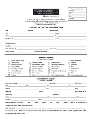 Image result for Case Assignment Form