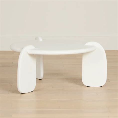 Layla White Round Coffee Table | Living Room - Coffee Tables | City Furniture