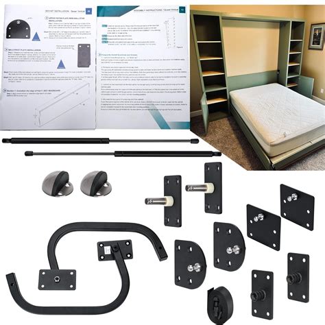 Topown Queen Size Deluxe Murphy Bed Kit Queen Murphy Bed | Desertcart ...