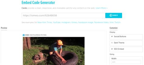 Image result for Embed Code Generator