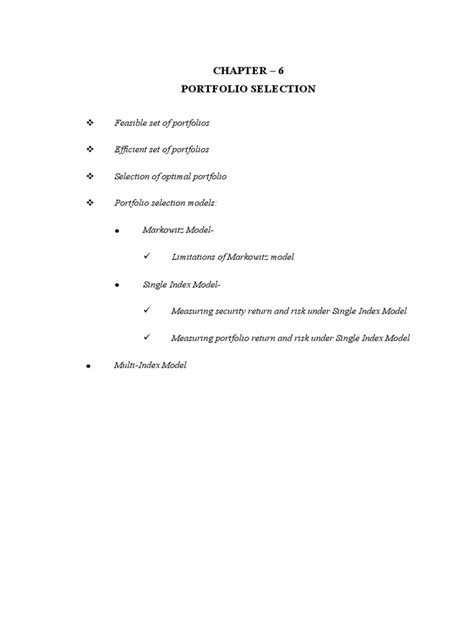 Image result for Portfolio Selection Using Markowitz Model