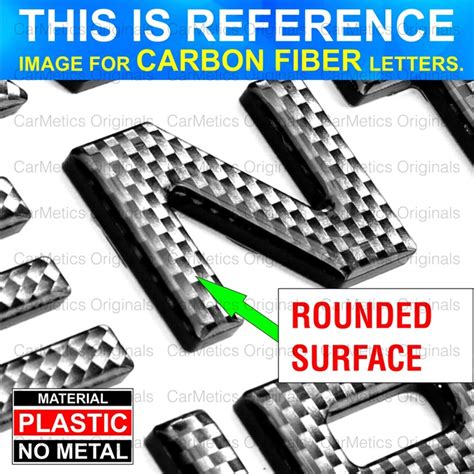 Stickzy SWIFT 3D Letters Bonnet Dickey Alphabets Sticker DIESEL Carbon ...