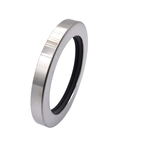 Seal Washer 1pcs 49 * 70 * 10 PTFE Oil Seal, Black Lip CCW Stainless ...