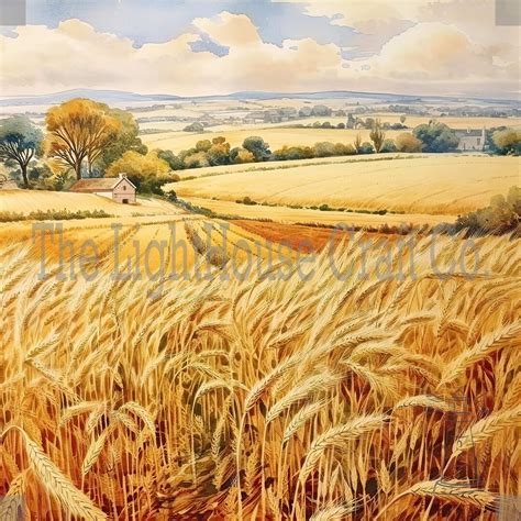 Buy Fields of Gold Barley Clip Art 12 High Quality Jpgs Digital Planner ...