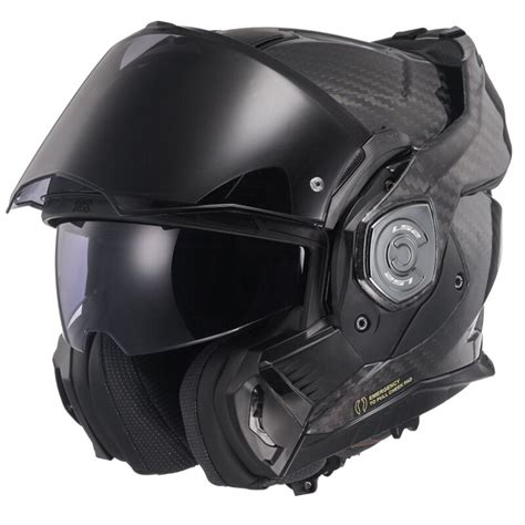 LS2 FF901 Avant X Carbon Gloss Convertible Crash Helmet Available from Farkham Hall Stores ...